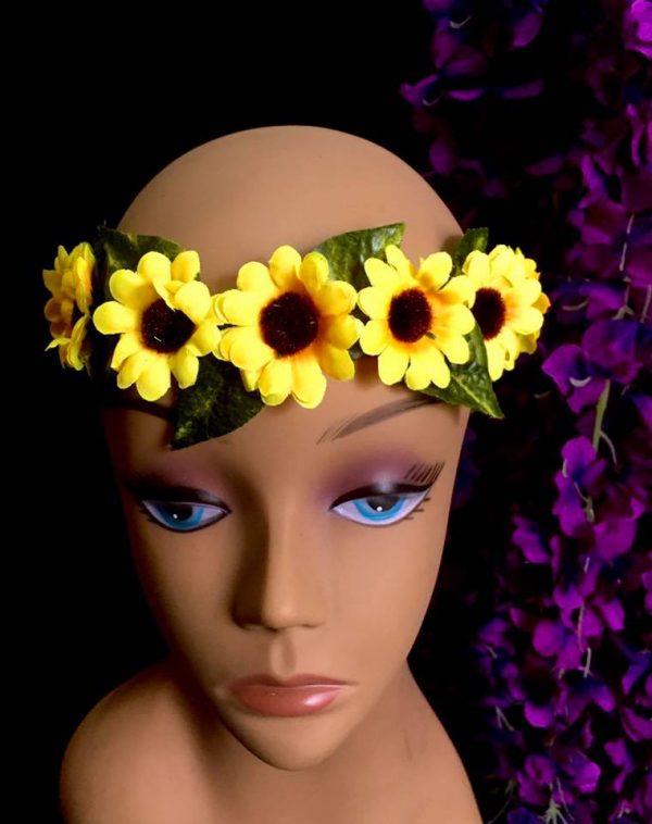 Sunflower Headband - CHD Floral Headband - Image 2