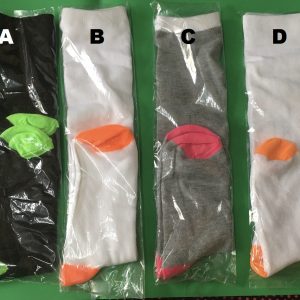 SOCKS - TWO-TONE SOCKS KNEE SOCKS