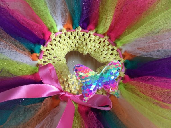 CUSTOM MADE Child tutu – Toddler Bright Colorful Sparkle Tutu