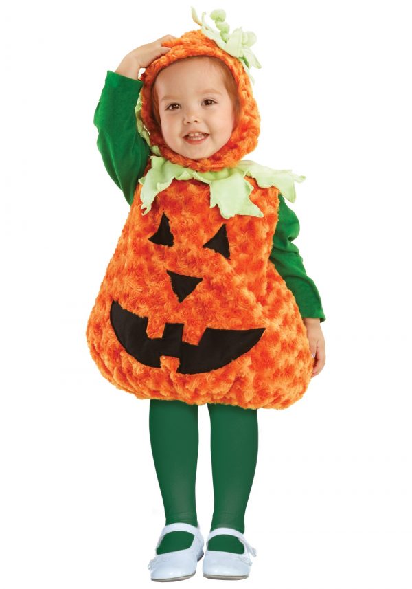 HALLOWEEN - Toddler's Halloween Pumpkin Belly Babies Costume SIZE: 18MTS - 24MTS - Image 2