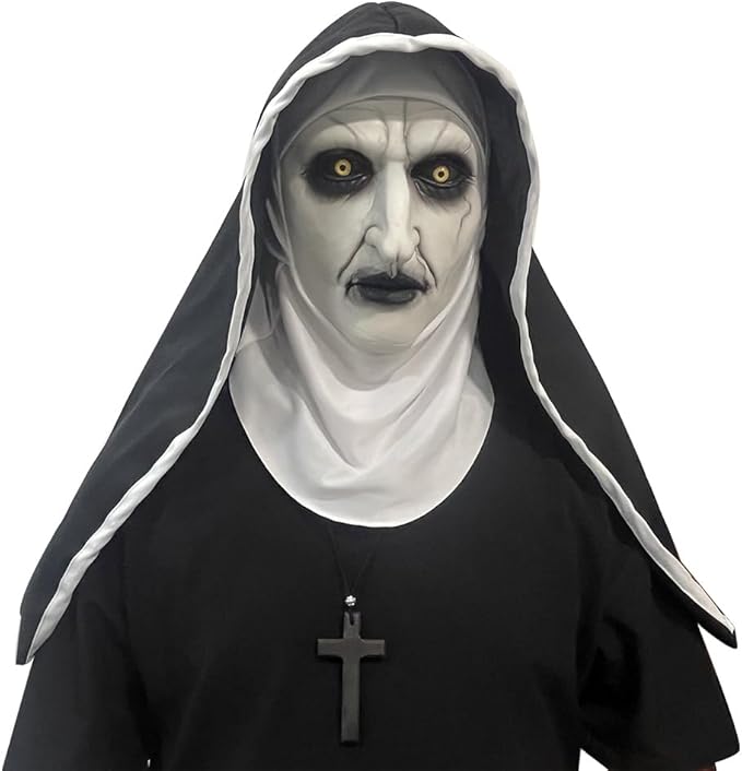 HALLOWEEN MASK – The Nun latex Halloween Mask