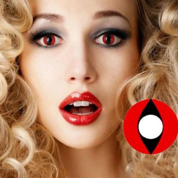 CONTACT LENSES – RED CAT EYE
