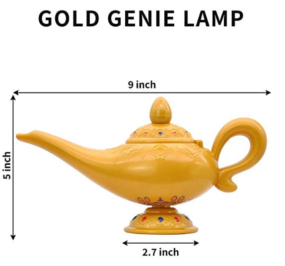 Genie Lamp Costume Accessory Prop - Image 3