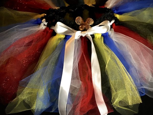 CUSTOM MADE Child tutu –  Colors of the Flag Sparkle Tutu - Image 2