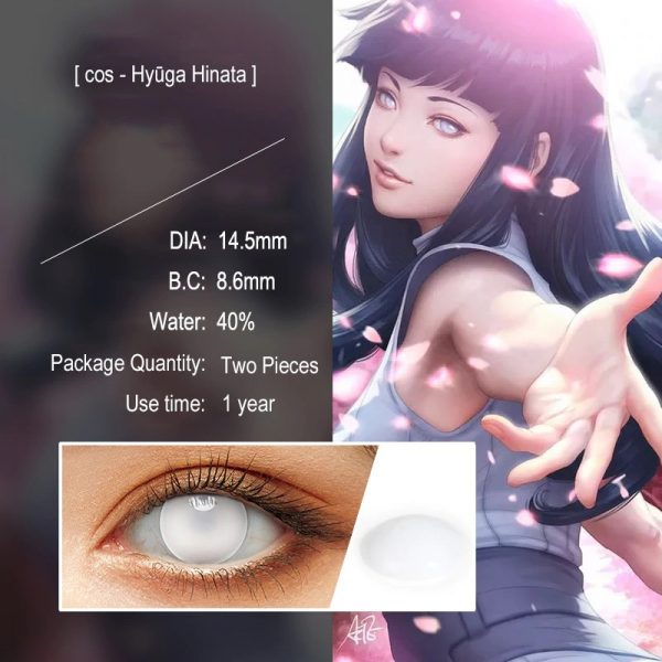 Cosplay Contact Lenses – NARUTO Hyuga Hinata