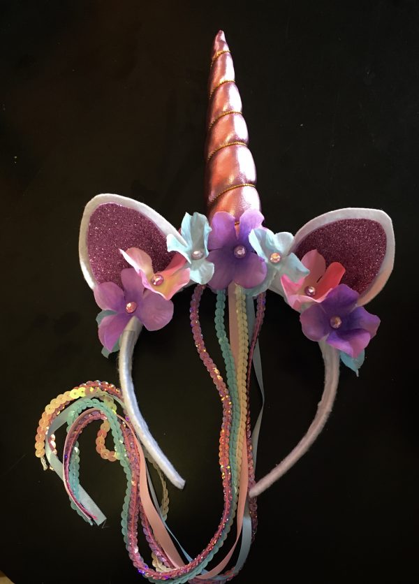 CUSTOM MADE UNICORN HEADBAND - Pastel Unicorn Headband