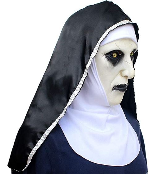 HALLOWEEN MASK – The Nun latex Halloween Mask - Image 3