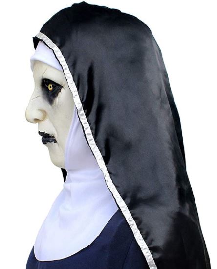 HALLOWEEN MASK – The Nun latex Halloween Mask - Image 4