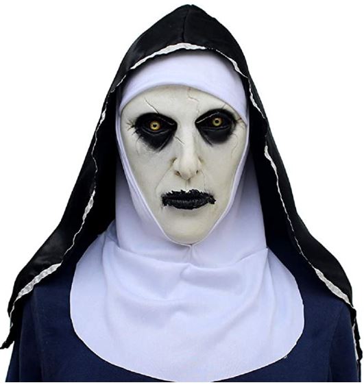 HALLOWEEN MASK – The Nun latex Halloween Mask - Image 5