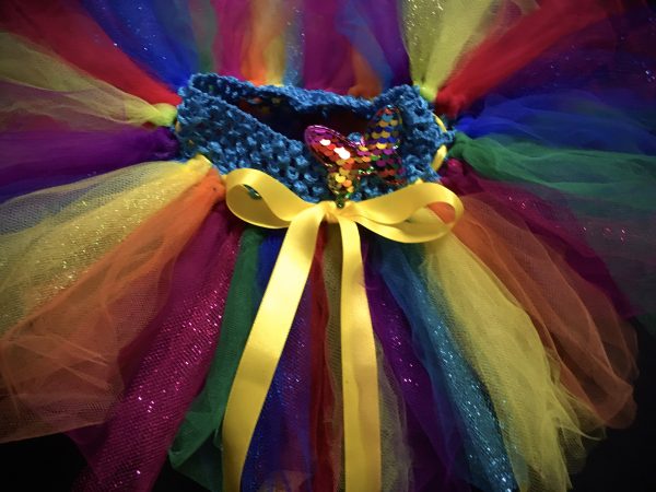 CUSTOM MADE Child tutu –  Toddler Colorful Candy Sparkle Tutu - Image 2