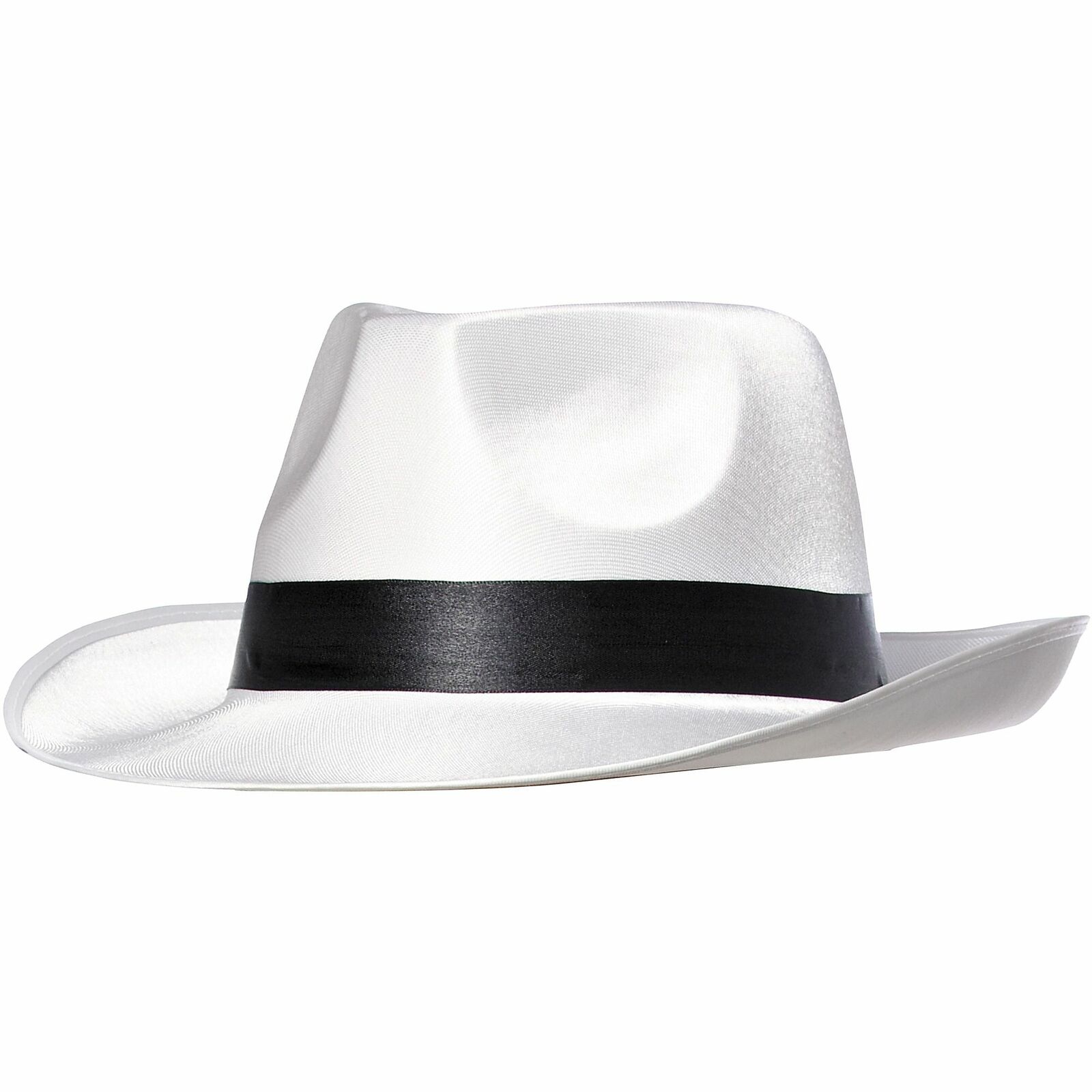 Fedora Hat - White Gangster Hat