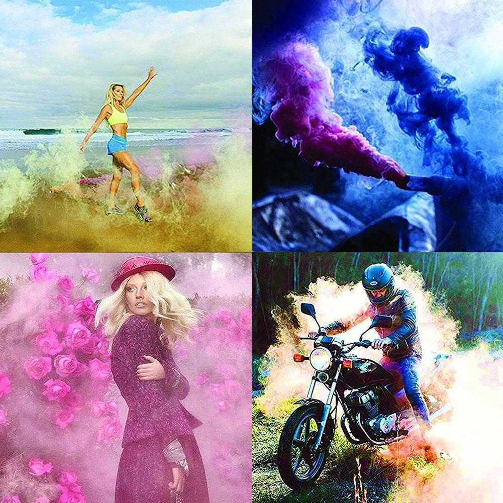 Colorful Effect SMOKE BOMB Cannister w/Wick - PURPLE - Image 2