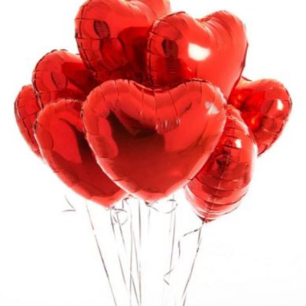 BALLOONS – Helium Balloons – Heart Shape Balloon 18″ – RED