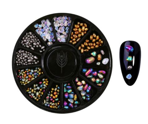 3D Nail Art Decoration Wheel Accessories  Pattern 1