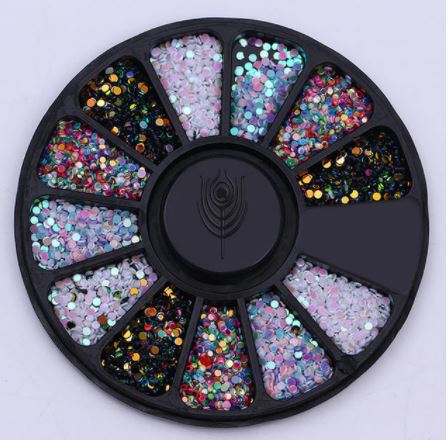 3D Nail Art Decoration Wheel Accessories  Pattern 3