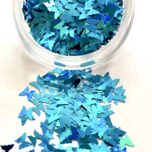 Holographic Sequin Butterfly Glitter – IRIDESCENT TURQUOISE