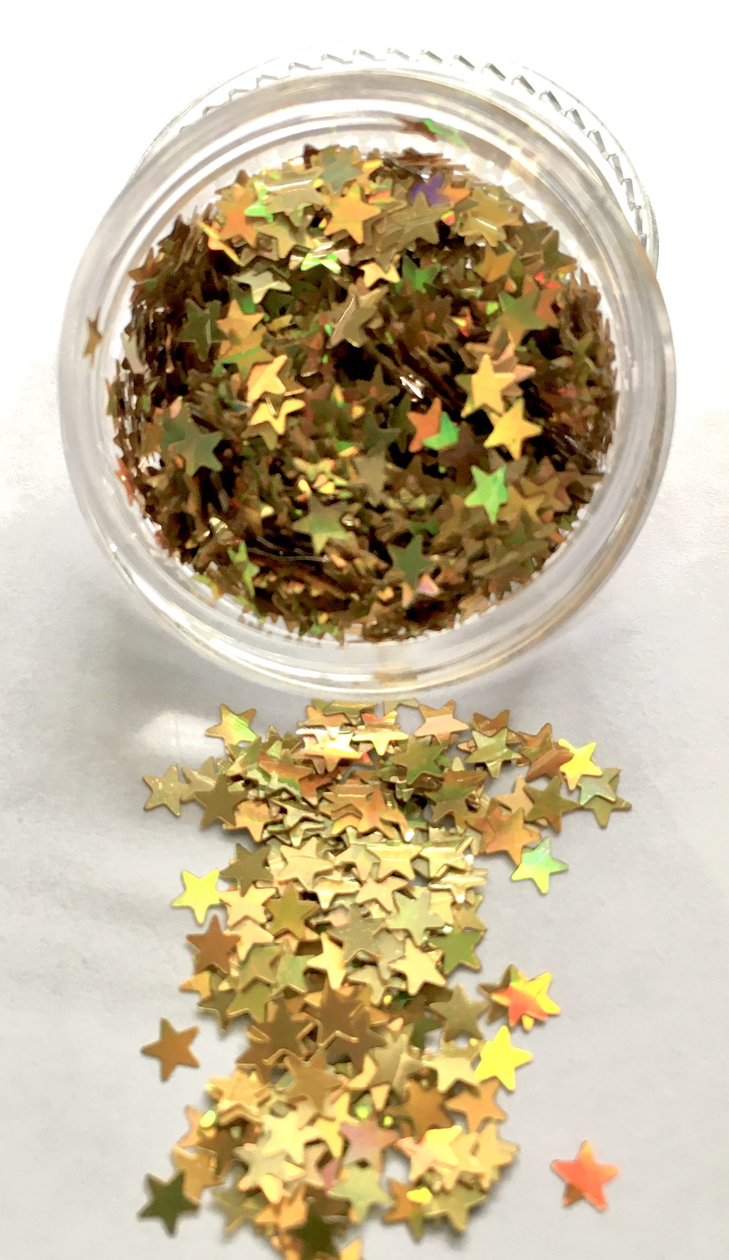 Holographic Sequin Star Glitter – GOLD - 2