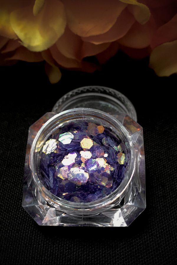 Holographic MIX Chunky Glitter - IRIDESCENT LAVENDER