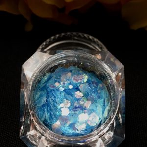 Holographic MIX Chunky Glitter - IRIDESCENT NEON BLUE