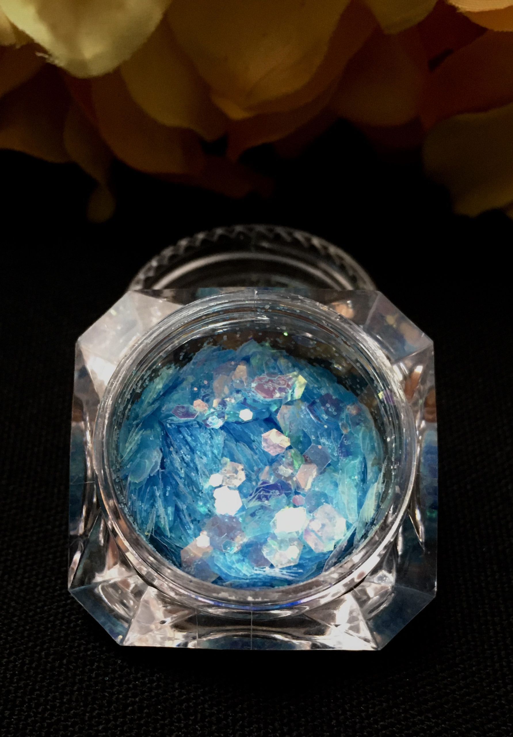 Holographic MIX Chunky Glitter - IRIDESCENT NEON BLUE