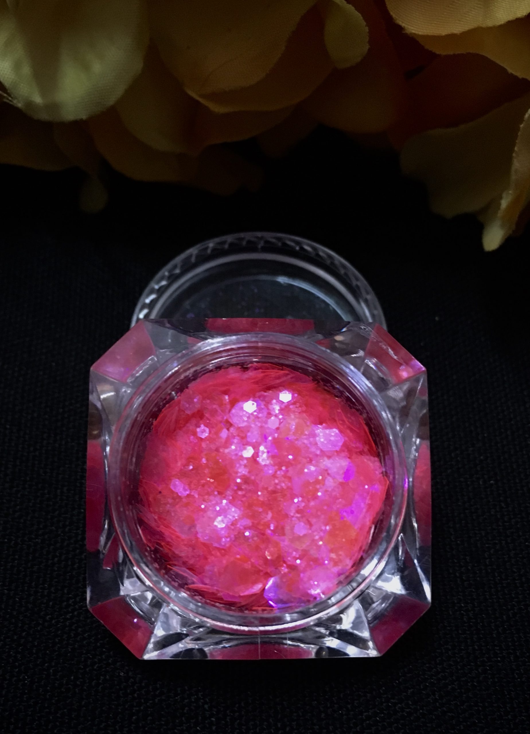 Holographic MIX Chunky Glitter - IRIDESCENT NEON PINK