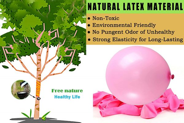 BALLOONS - Latex 12inch - 10 Pack - Assorted Colorful Balloons - Image 2