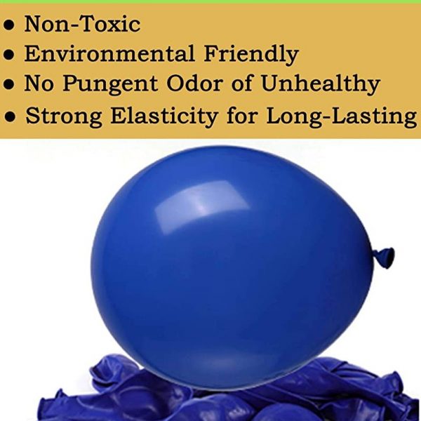 BALLOONS – Latex 12inch – 10 Pack – SAPPHIRE BLUE