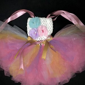 CUSTOM MADE Toddler Tutu Dress - Baby Soft Pastel Pink Sparkle Tutu Dress SIZE: 1yr