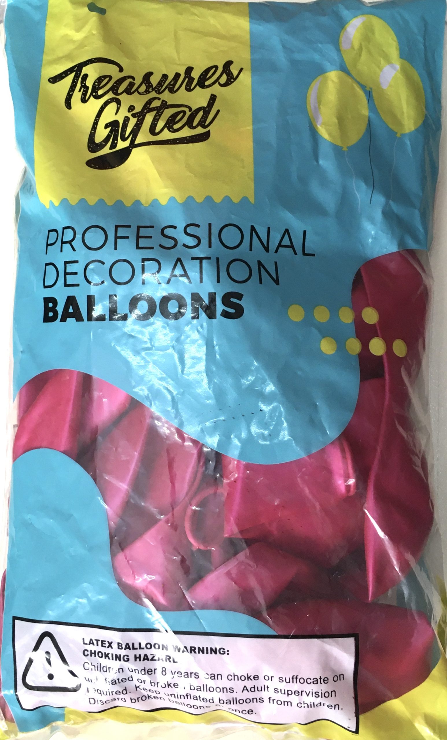 BALLOONS - Latex 12inch - 36 Pack - PEARLIZED FUCHSIA