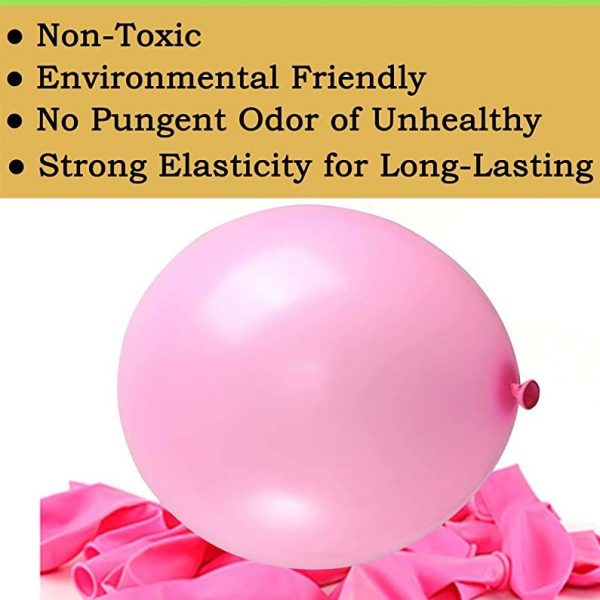BALLOONS – Latex 12inch – 10 Pack – BABY PINK Balloons