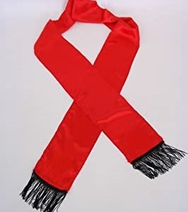 PIRATE SASH - RED-BLACK TASSEL (LONG)