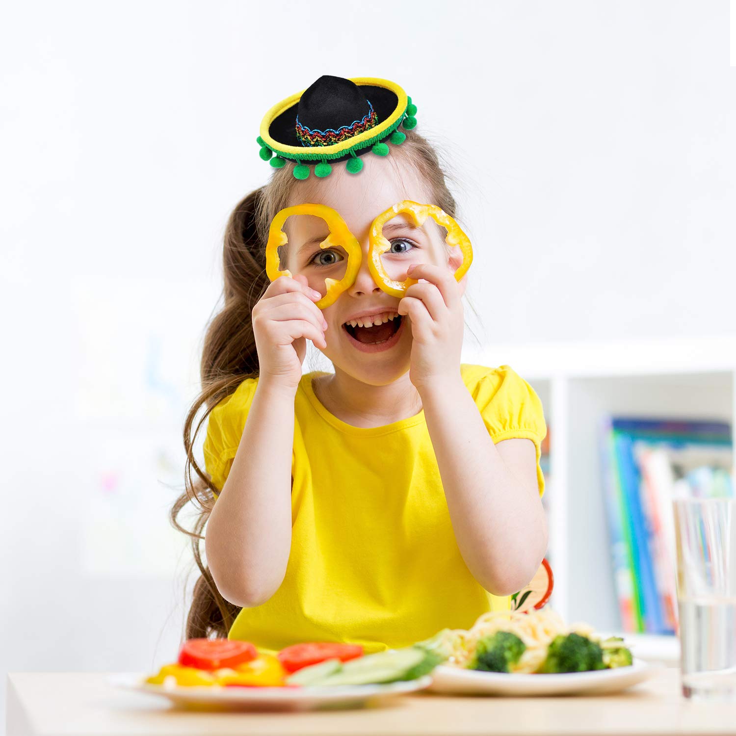 SOMBREROS - Cinco De Mayo Fiesta Fabric Sombrero Headbands - Image 6
