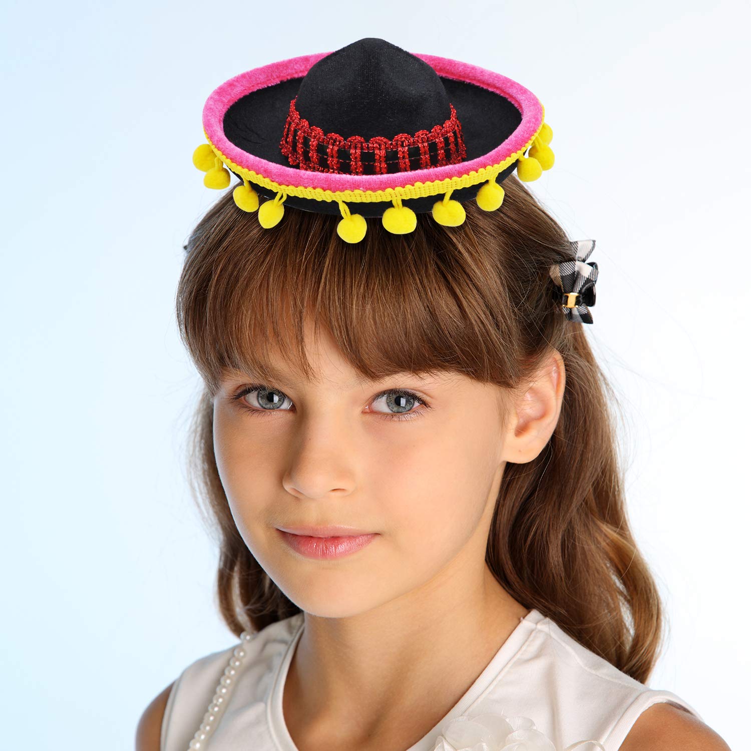 SOMBREROS - Cinco De Mayo Fiesta Fabric Sombrero Headbands - Image 7