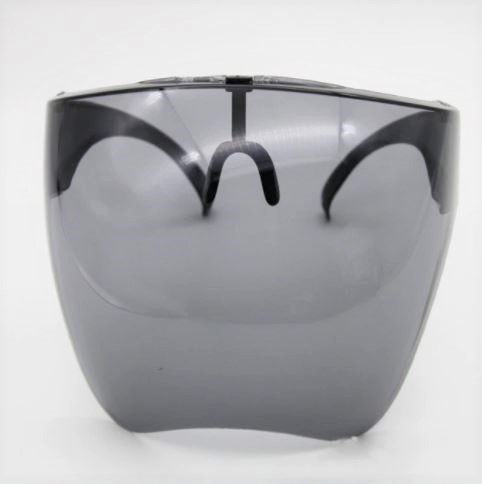 Protective Transparent Face Shield LT GREY