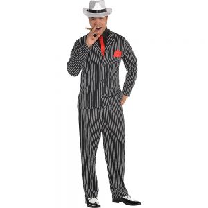GANGSTER - Men's Mob Boss Costume  SIZE: LARGE