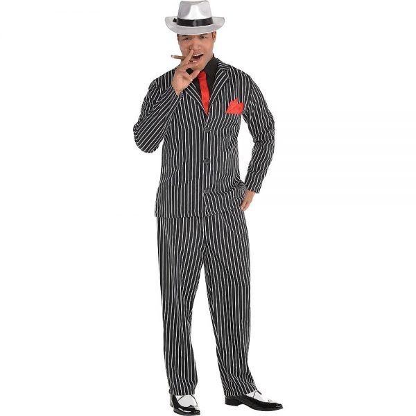 GANGSTER - Men's Mob Boss Costume  SIZE: LARGE