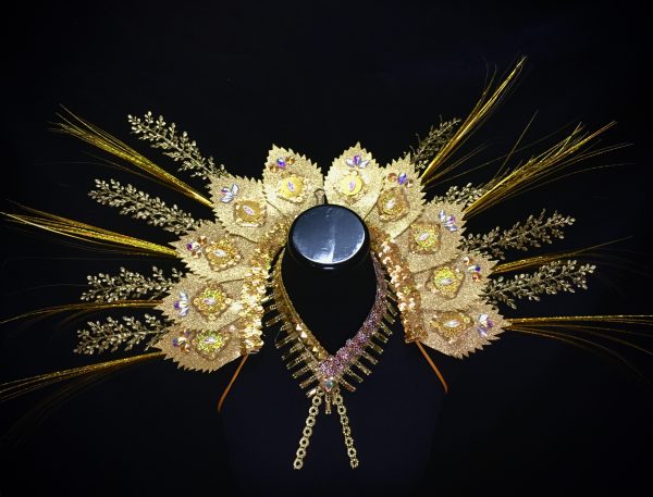 Midas Touch Carnival Rhinestone Headpiece - Image 6
