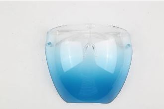 Protective Transparent Face Shield GRADIENT BLUE 2