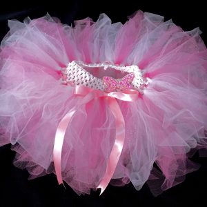 CUSTOM MADE Child tutu –  Baby Pink-White Sparkle Tutu Fits up to 2yrs