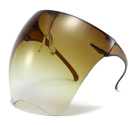 Protective Transparent Face Shield GRADIENT KHAKI