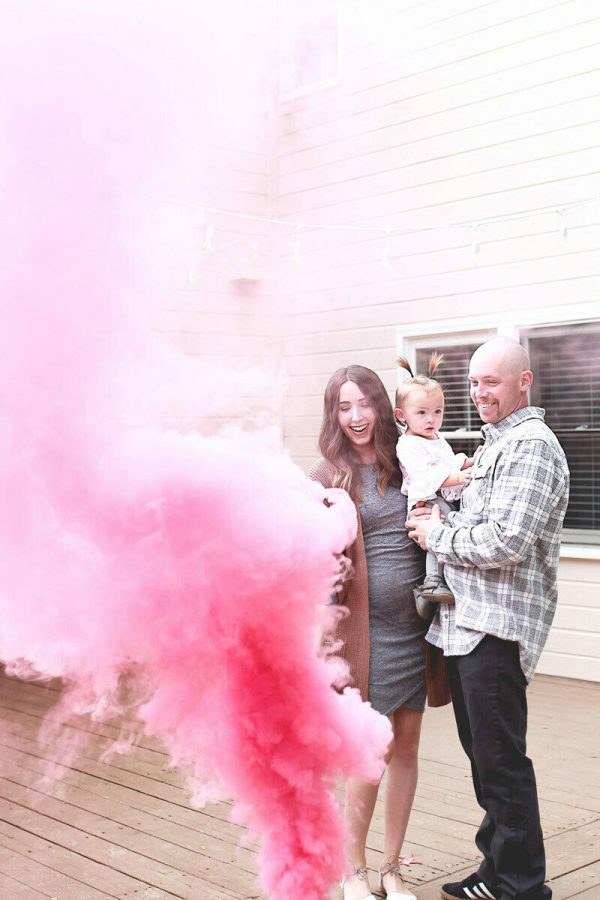 SMOKE GENADE – Gender Reveal Smoke Bomb - Gender Reveal (PINK) GRENADE - Image 3