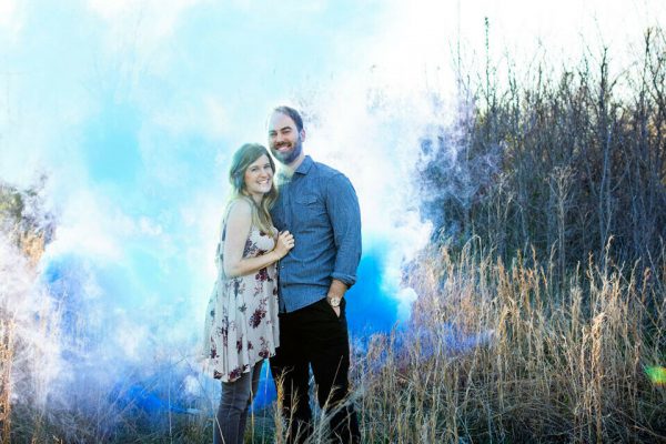SMOKE GENADE – Gender Reveal Smoke Bomb - Gender Reveal (BLUE) GRENADE - Image 3