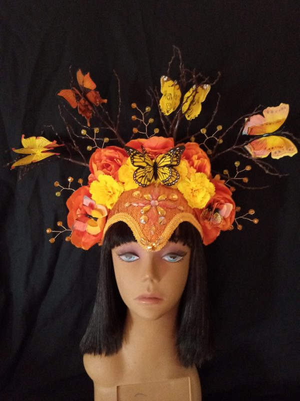 Mother Nature Butterfly Carnival Headpiece - Image 3