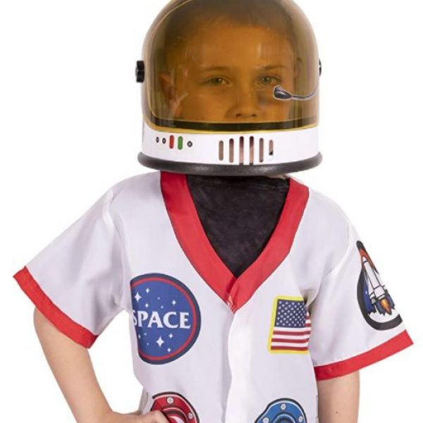 Career Day ASTRONAUT – Youth Astronaut Helmet with Movable Visor, White 
