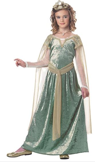 CHRISTMAS/NATIVITY COSTUMES - Girl - Biblical Queen Guinevere Costume SIZE: XLARGE(12-14)