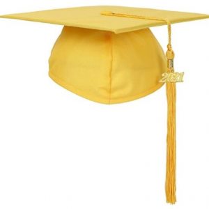 Graduation Hat-Cap (Adult) 2021 - GOLD