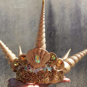 Custom made -  Hand made Mermaid Shell Crown