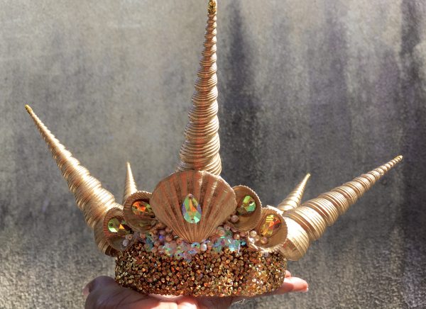 Custom made -  Hand made Mermaid Shell Crown