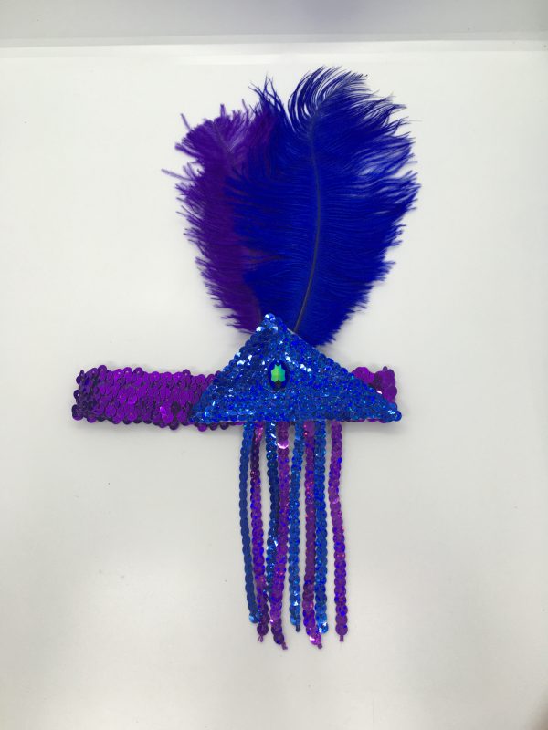 Flapper Sequin/Feather Headband – J