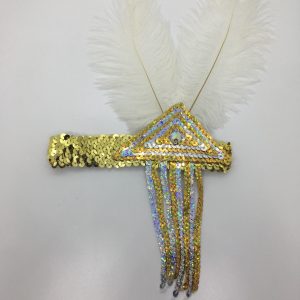 Flapper Sequin/Feather Headband – K
